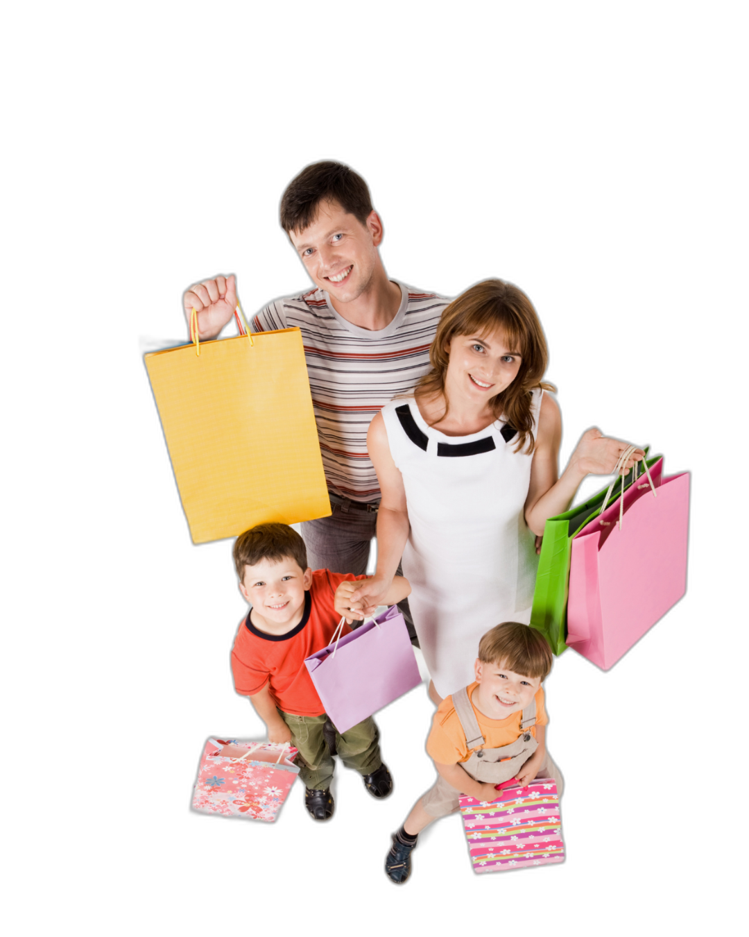 Familia de compras